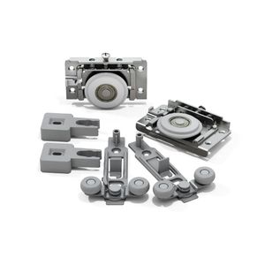 Sistema Deslizante RO 62 (60 Kg) com Guia Inteligente 4026 Sobreposto para 01 Porta Rometal