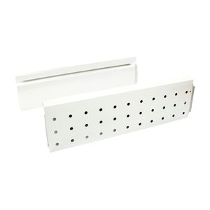 Painel Lateral Alumínio para Gaveta Alto Drawer Alta 199 x 500mm Branco Hafele