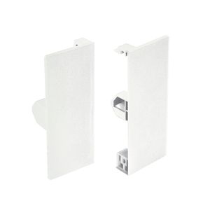 Suporte Painel Frontal 84mm Gaveta Interna Alto Drawer Branco Hafele