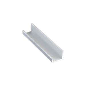 Perfil Arremate Alumínio SP-062L para 15mm Barra 03 metros Jateado Fosco SP Alumínio