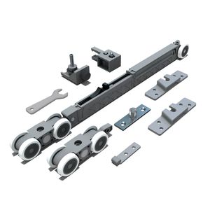 Sistema Deslizante RO 82 Standard (80 a 100Kg) Kit para 01 Porta Rometal