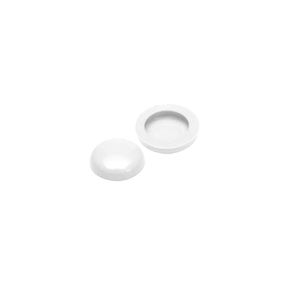 Tampa Plástica 17x4mm para Parafuso Tampinha Cinza 100 unidades