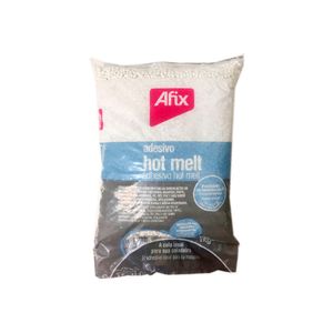 Cola Hot Melt Branca de 140º a 160º para Coladeira de Bordas 1,0 Kg Afix 1824 Artecola