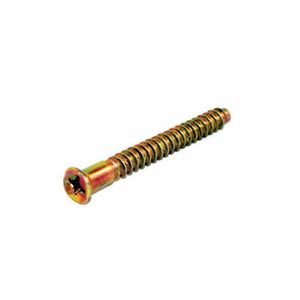 Parafuso Estrutural 5,0x40mm para Móveis Cabeça Chata Phillips 200 unidades Bicromatizado