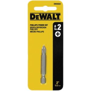 Ponta Bits Phillips 02 pol. PH2 Encaixe 1/4 DW2022B DeWalt