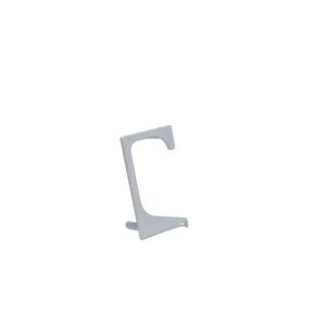 Ponteira PE175 Vazada para Perfil Puxador Gola RM-175 (18mm) Cromo Acetinado Rometal