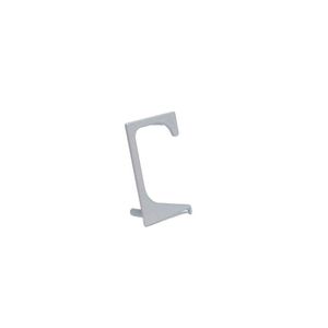 Ponteira PE176 Vazada para Perfil Puxador Gola RM-176 (15mm) Cromo Acetinado Rometal