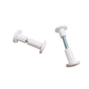Parafuso de União Haste 17 mm Branco 100 unidades