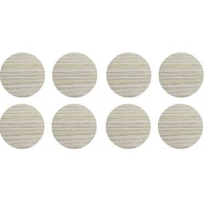 Tapa Furo Adesivo PVC 12mm Prisma Nogueira Alva Duratex Cartela 40 Unidades