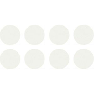 Tapa Furo Adesivo PVC 12mm Cristallo Branco Diamante Duratex Cartela 40 Unidades
