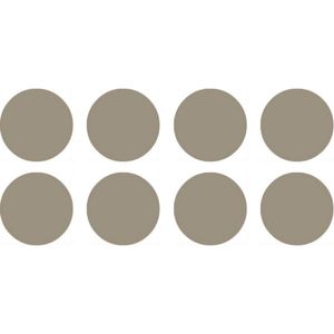Tapa Furo Adesivo PVC 12mm Cristallo Gianduia Duratex Cartela 40 Unidades