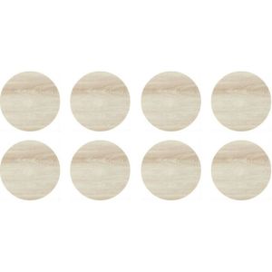 Tapa Furo Adesivo PVC 12mm Cross Lucerna Duratex Cartela 40 unidades