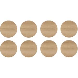 Tapa Furo Adesivo PVC 12mm Cross Riviera Duratex Cartela 40 Unidades