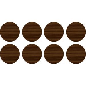 Tapa Furo Adesivo PVC 12mm Duna Oliva Zayit Duratex Cartela 40 unidades