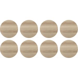 Tapa Furo Adesivo PVC 12mm Essencial Noce Califórnia Duratex Cartela 40 Unidades