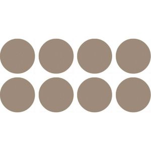 Tapa Furo Adesivo PVC 12mm Essencial Pérola Urbana Duratex Cartela 40 Unidades