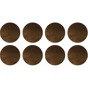 Tapa Furo Adesivo PVC 12mm Essencial Rust Duratex Cartela 40 unidades