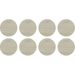 Tapa Furo Adesivo PVC 12mm Essencial Noce Mare Duratex Cartela 40 Unidades