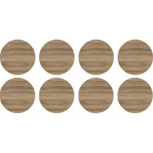Tapa Furo Adesivo PVC 12mm Essencial Wood Itapuã Duratex Cartela 40 Unidades