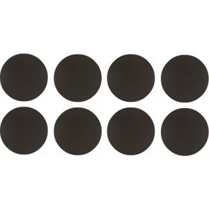Tapa Furo Adesivo PVC 12mm Trama Carbono Duratex Cartela 40 Unidades