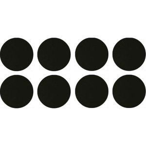 Tapa Furo Adesivo PVC 12mm Trama Preto Duratex Cartela 40 Unidades