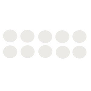 Tapa Furo Adesivo PVC 12mm Trama Branco Ártico Duratex Cartela 40 unidades