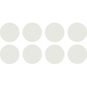 Tapa Furo Adesivo PVC 12mm Cristallo Opala Duratex Cartela 40 Unidades