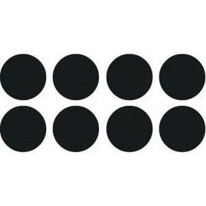Tapa Furo Adesivo PVC 12mm Cristallo Noturno Duratex Cartela 40 Unidades