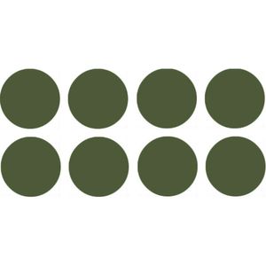 Tapa Furo Adesivo PVC 12mm Essencial Verde Real Duratex Cartela 40 Unidades
