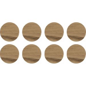 Tapa Furo Adesivo PVC 12mm Essencial Gepeto Duratex Cartela 40 Unidades