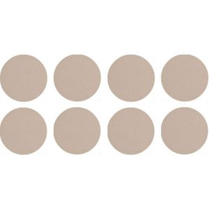 Tapa Furo Adesivo PVC 12mm Shetos Cafelatte Arauco Cartela 40 unidades