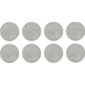 Tapa Furo Adesivo PVC 12mm Matt Concreto Decor Arauco Cartela 40 Unidades