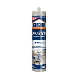 Cascola Flexite Acetinado Incolor Uso Geral 252g
