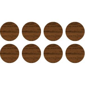 Tapa Furo Adesivo PVC 12mm Original Mógno Turim Duratex Cartela 40 unidades