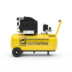 Motocompressor Portátil Moto Press 8,2 PCM 50 Litros 116 PSI 2,0 HP Pressure