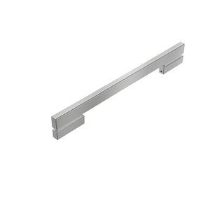 Puxador Alça Dupla para Porta de Passagem Moma 1.500mm Inox Polido Zen Design