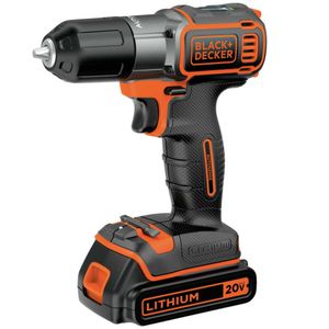 Furadeira Parafusadeira AutoSense 3/8 pol. (10mm) Bateria 20V BDCDE120C-BR Bivolt Black & Decker