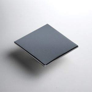 Puxador Ponto Plana Cromado Zen Design