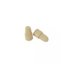 Suporte Plástico para Prateleiras 6x8mm Marfim 100 unidades Star Plast