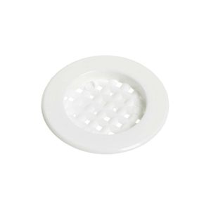 Respiro Plástico de Sobrepor 35mm 10 unidades Branco Star Plast
