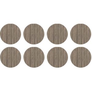 Tapa Furo Adesivo PVC 12mm Zurich Arauco Cartela 40 unidades