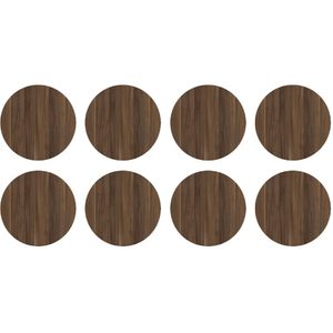 Tapa Furo Adesivo PVC 12mm Naturale Nogal Sevilha Guararapes Cartela 40 Unidades