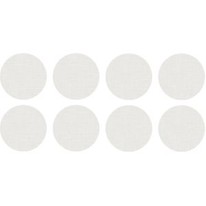 Tapa Furo Adesivo PVC 12mm Comfort Branco Iceland Guararapes Cartela 40 Unidades