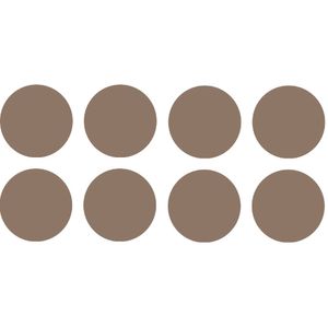 Tapa Furo Adesivo PVC 12mm Colors Capuccino Guararapes Cartela 40 Unidades