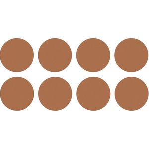 Tapa Furo Adesivo PVC 12mm Cristallo Croma Duratex Cartela 40 Unidades