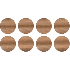 Tapa Furo Adesivo PVC 12mm Design Brise Duratex Cartela 40 Unidades