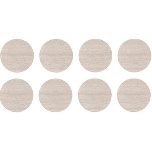 Tapa Furo Adesivo PVC 12mm Design Maranta Duratex Cartela 40 Unidades