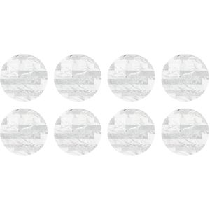 Tapa Furo Adesivo PVC 12mm Essencial Calacata Duratex Cartela 40 Unidades