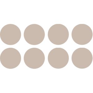 Tapa Furo Adesivo PVC 12mm Matt Beige Arauco Cartela 40 Unidades