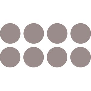 Tapa Furo Adesivo PVC 12mm Matt Cacao Arauco Cartela 40 Unidades